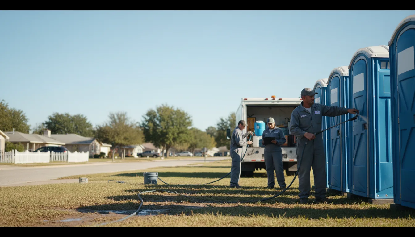 Long-Term Portable Toilet Rental in Santa Fe, MO near me